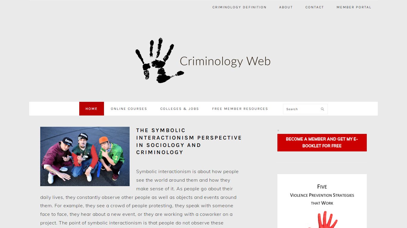 Criminology Web - Criminology courses and podcast on the latest ...